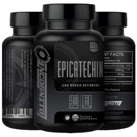INCOGNITO NUTRITION EPICATECHIN | Extra Strength | 500 MGS Per Serving x 60 Servings | Helps Promote Lean Muscle and Strength | Increase Protein Synthesis | May Reduce Myostatin (1)