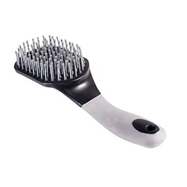Horze Soft Grip Brush for Mane and Tail - - One Size