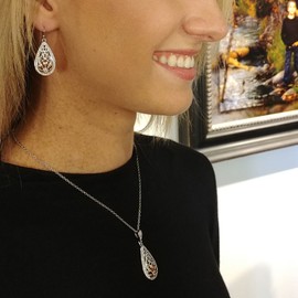 Montana Silversmiths Gates of the Mountains Wildflowers Earrings - ER3941