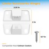 4 Pack Cooler Hinges Replacement for Coleman Camping Cooler Accessories,