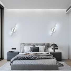 Tealight Wandlampe LED, Wandleuchte LED Innen Moderne 16W, Kaltweiß 6500K Wandleuchten für Wohnzimmer Korridor Treppen