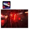 Bicycle Tail Light, Red + Colorful (Rainbow Color), Skateboard Light,