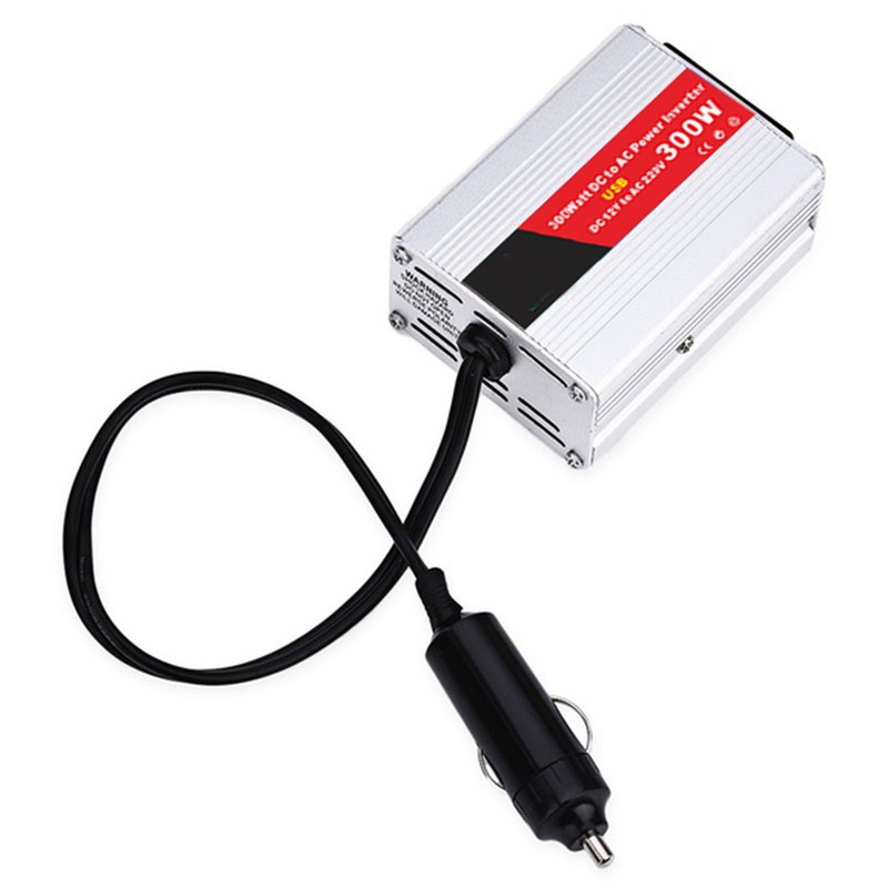 Portable Inverter Car Power Inverters DC12Volt To AC220Volt Transformer 300W