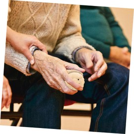 Kisangel 2pcs Portable Hand Massage for Elderly Lightweight Handheld Exercise Tools for Muscle Relaxation and Stress Relief Smooth Polished Design