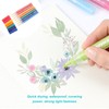 24Pcs Acrylic Paint Markers Multi Function Safe Nontoxic Moistureproof Quick