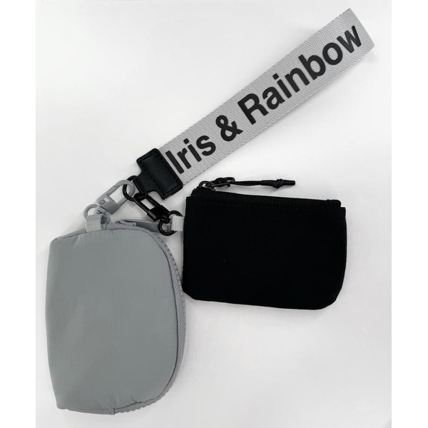 The Iris Pouch Wristlet (#8049-2) Simplify Your Routine:_Light Grey/Black