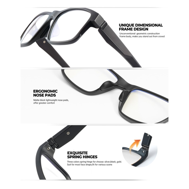 ANYLUV Blue Light Blocking Glasses for Men Women Lightweight Computer