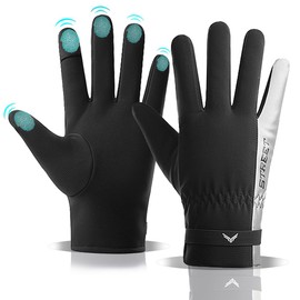 XDSP Waterproof Winter Gloves Touchscreen Reflective Gloves Men Waterproof Windproof Breathable Winter for Outdoor Fishing Running Cycling Driving Hiking Motorcycle