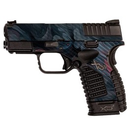 MightySkins Carbon Fiber Skin Compatible with Springfield XDS 3.3 - Storm Cloud | Protective, Durable Textured Carbon Fiber Finish | Easy to Apply, Remove, and Change Styles | Made in The USA