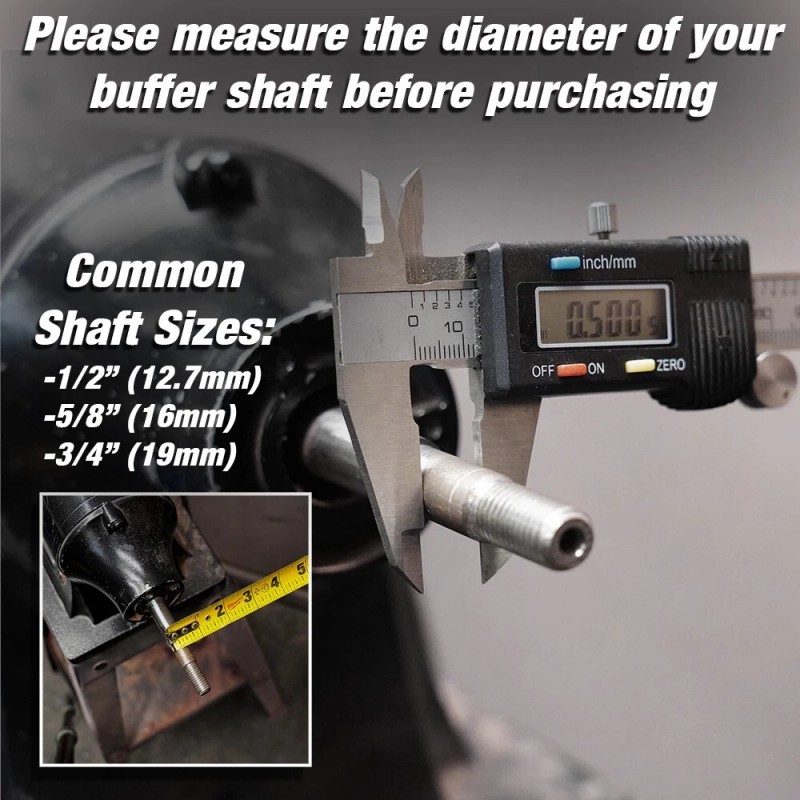 Pryme 1/2" Bench Grinder Flanges & Spacers | Buffer Washers