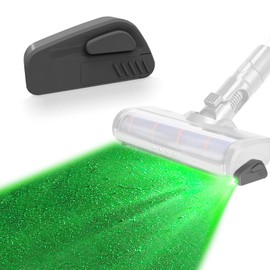 Vacuum Cleaner Dust Display Light, Green Light Attachment Compatible with Dyson Shark Bissell, Reveal Microscopic Dust & Illuminate Invisible Pet Hair Cat Dog Fur, Universal Upgrade Accessories