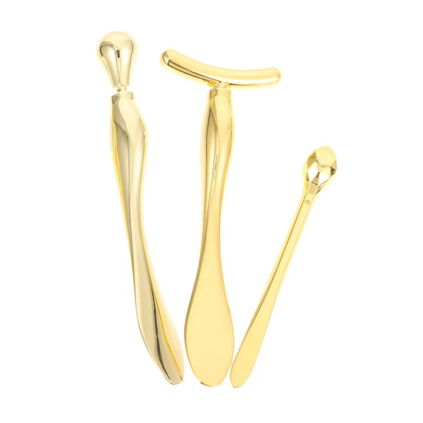 SAFIGLE 3pcs Eye Cream Stick Cream Spatula Beauty Scoop Eye