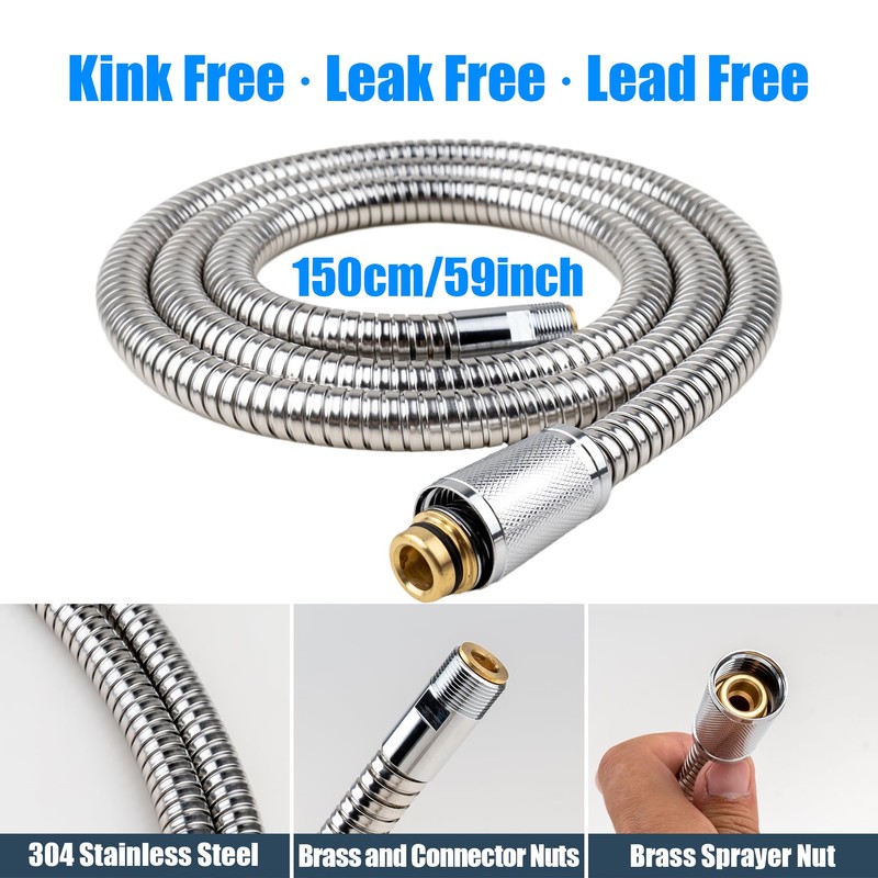 46092000 46174000 Kitchen Faucet Hose Replacement Parts, Pull-Out Spray Replacement