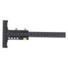 Woodworking Scriber Measuring Tool T Square Ruler Carpentry Multifunctional Aluminum