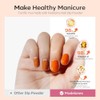 Modelones Kit Piezas Polvo Inmersión Uñas Colores Otoño Naranja Marrón