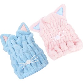 minkissy Toalla De Secado Para El Cabello Gorro De Absorción De Agua Toalla Para Secar El Cabello Rápido Uso Diario Cuidado Facial