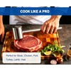 304 Stainless Steel Meat Tenderizer Mallet, Dual-Sided Meat Hammer for