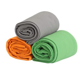 EVERSWE 3-Pack Girls Microfiber Tights Multiple Colors (Clover Green/Orange/Grey, 6-8)