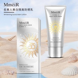 [Overseas] Sunscreen Whitening Isolation UV Protection Cream 3 in 1 Waterproof Outdoor Military Training UV Protection Moisturizing Moisture 50g 50g/Famous Beauty Whitening Isolation Sunscreen 5ea