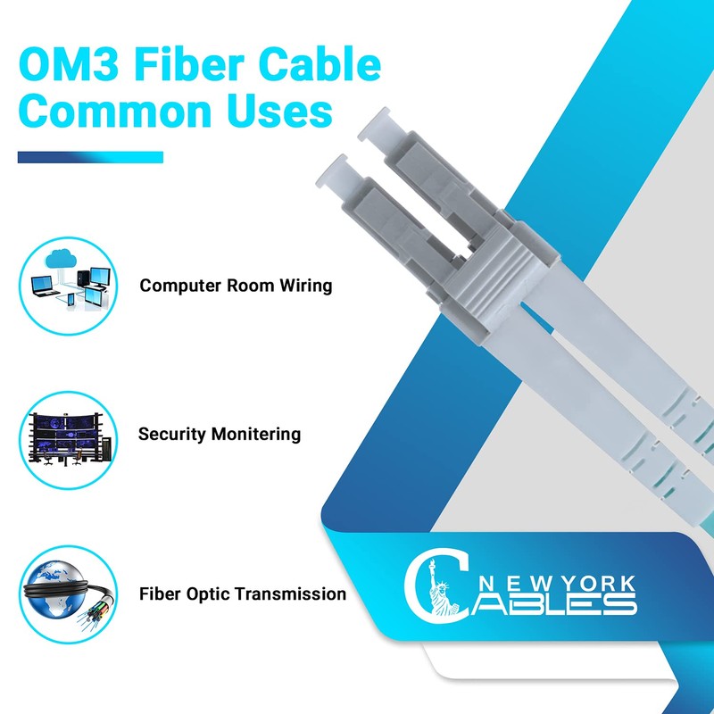 Fiber Patch Cable | SC to SC Multimode Duplex OM3