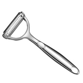 HORJOR 3-in-1 Vegetable Peeler,Y Swivel Multi-Functional Stainless Steel Peeler with Julienne Slicer for Fruits and Vegetables