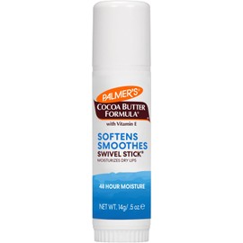 Palmer's Cocoa Butter Formula Duo-Pack Labial con Manteca de Cacao y Vitamina E, Bálsamo Protector Labial 4g y Swivel Stick Barra Humectante 14g, 48 Horas de Humectación, Dermatológicamente Probado