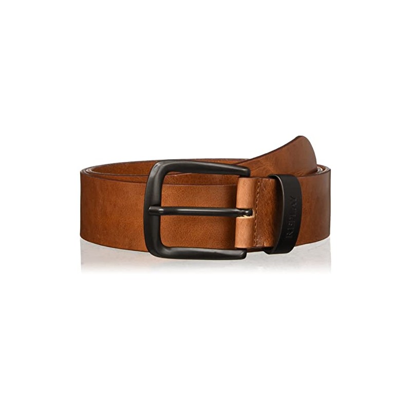 Replay Men's AM2620.000.A3007 Belt, 090 Faded Deer Brown