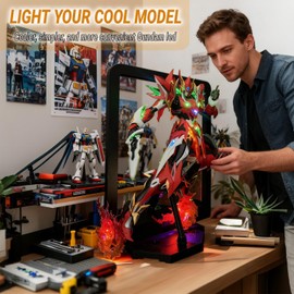LBASE Wireless LED Light Set for Gundam MG Model Kits (PG/MG/RG/HG/MGSD) - 3rd Gen LED Units for Building Block Lamp Beads & Figures Models Lighting (LBASE-3rd gen)