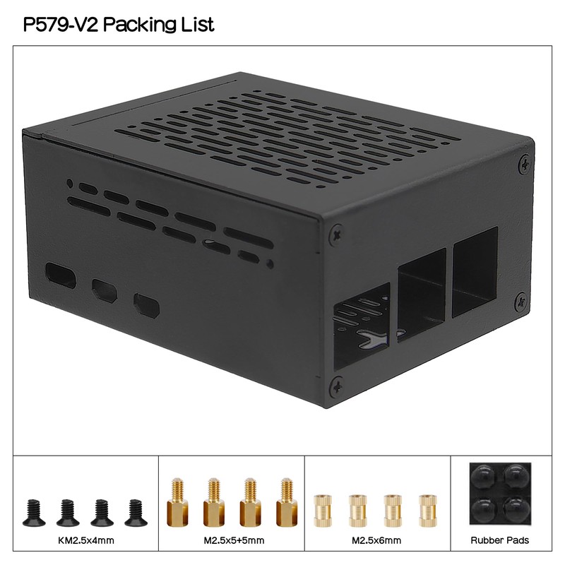 Geekworm Raspberry Pi 5 Case (P579), Compatible with Pi 5