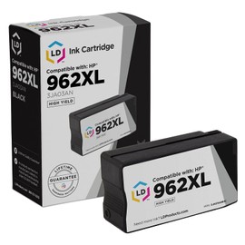LD Products Remanufactured Ink Cartridge Replacement for 962 XL HP 962XL Black Ink Cartridges 3JA03AN High Yield for use in HP Officejet Pro 9010 9012 9015e 9018e 9013 9015 9018 9025 (Black)