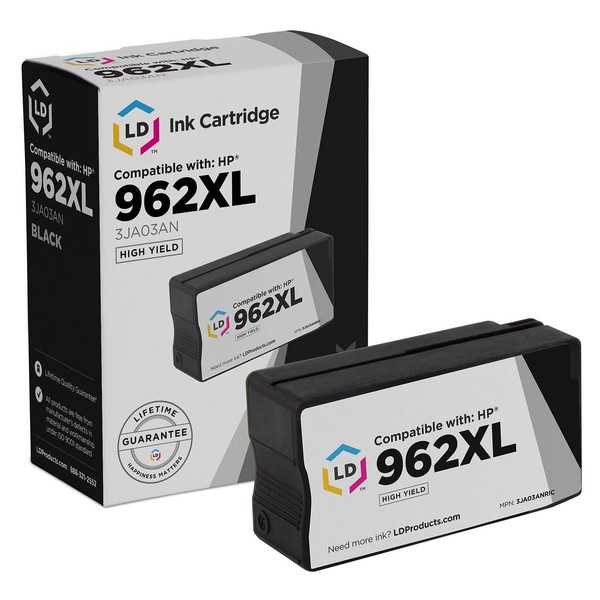 LD Products Remanufactured Ink Cartridge Replacement for 962 XL HP