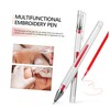 Baluue 4 Pcs Eyebrow Mapping Pens with Refills Multi Functional