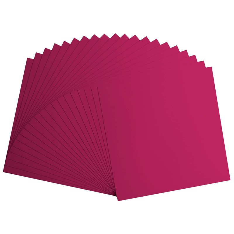 Vaessen Creative Florence Cardstock Paper Pink 216gsm Square 12" x