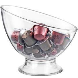 BIMUYI Coffee Capsule Container, Creamer Holder, Coffee Pod Organizer Bowl