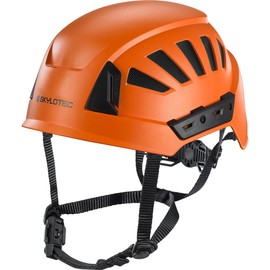 INCEPTOR GRX Industrial Climbing Helmet Orange Polycarbo Nat/Acrylonitrile Butadiene Styr