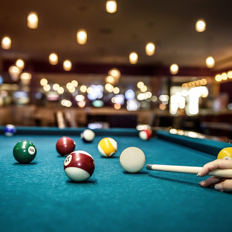 PATIKIL Pool Table Pockets, 6-in-1 Set Snooker Billiards Mesh Pockets