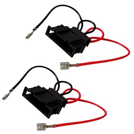 Aerzetix: 2X Car Speakers Cable Adapter Connectors