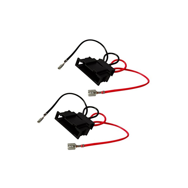 Aerzetix: 2X Car Speakers Cable Adapter Connectors