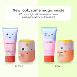 Happy Morning DUO Kids Spa Headband for Girls: Clean & Vegan Skin Care Bundle | Cloud Face Wash + SPF 20 Mineral Face Cream | Non-Toxic | Easy-to-Use Skincare