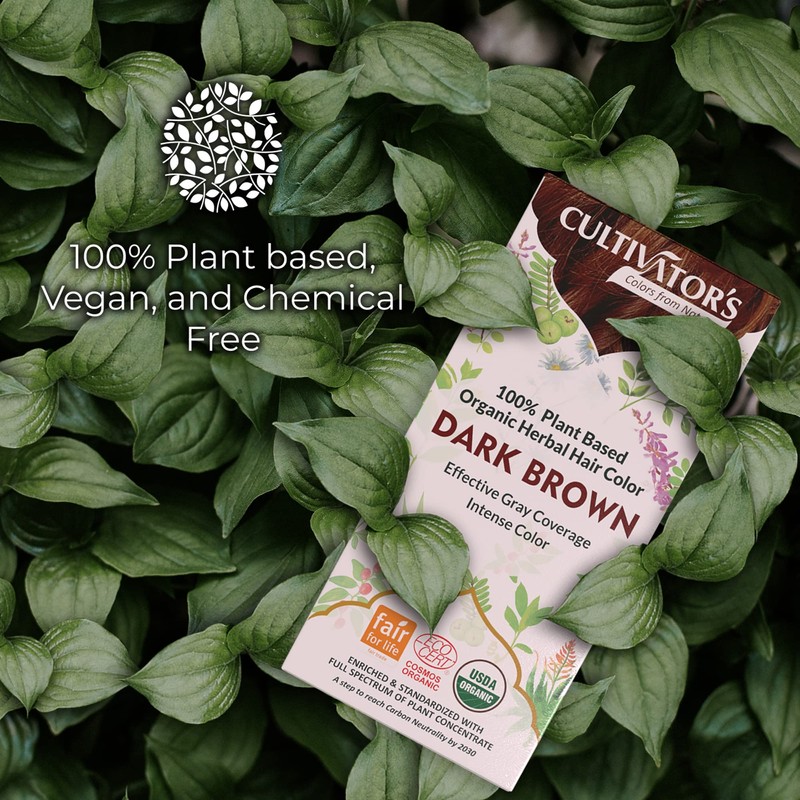 Dark Golden Brown Organic Dye 100 g Ecocert