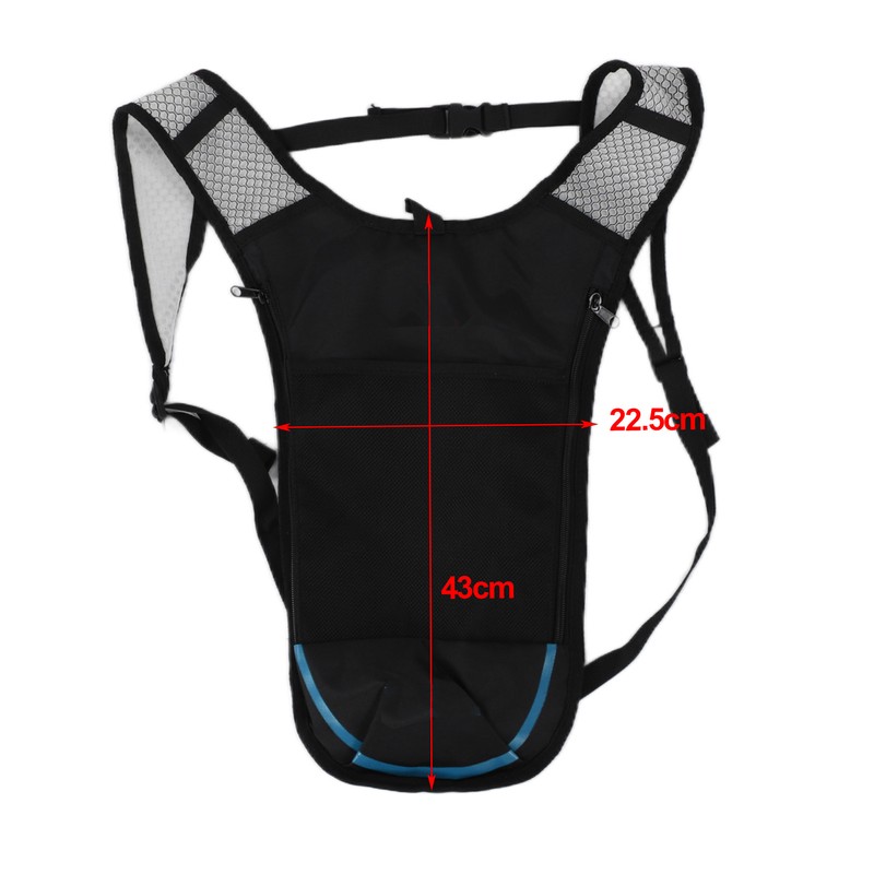 Hydration Pack Lightweight Breathable Multifunctional Water Backpack with 2L Water