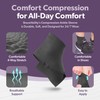 BraceAbility Elastic Ankle Support Brace - Lightweight Slip on Foot