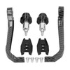 Motorcycle Handlebar Guard Carbon Fiber Style Aluminium Alloy Universal 22mm/0.87inBlack