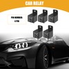 Partuto 5 Pcs Universal Car Relay Switches 12V - Plastic