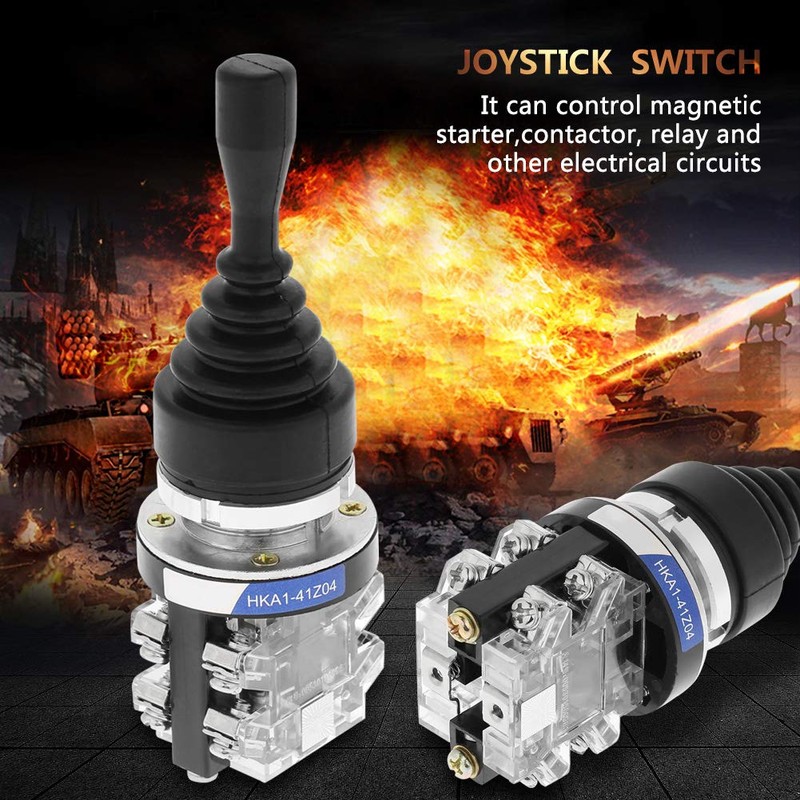 Joystick Switch 380/220V 4NO 4Position Spring Return Monolever Joystick Switch