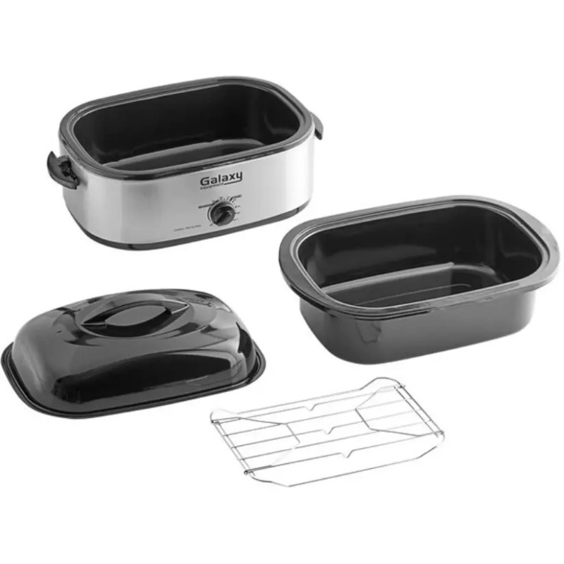Galaxy Heavy Duty 18 Qt. Kitchen Restaurant Countertop Roaster Oven