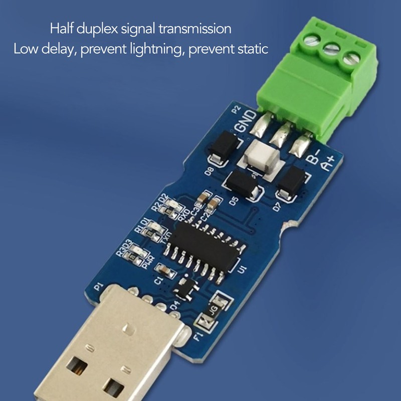USB to RS485 Converter Industrial Adapter Half Duplex CH343G Chip