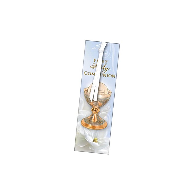 First Holy Communion Card and Envelope with Bookmark Gold Detail