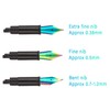 Set of 3 Hong Fountain Pen Rainbow Nibs (Fine, Extra