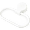 White Towel Ring Towel Rack Hand Holder for Bathroom Self